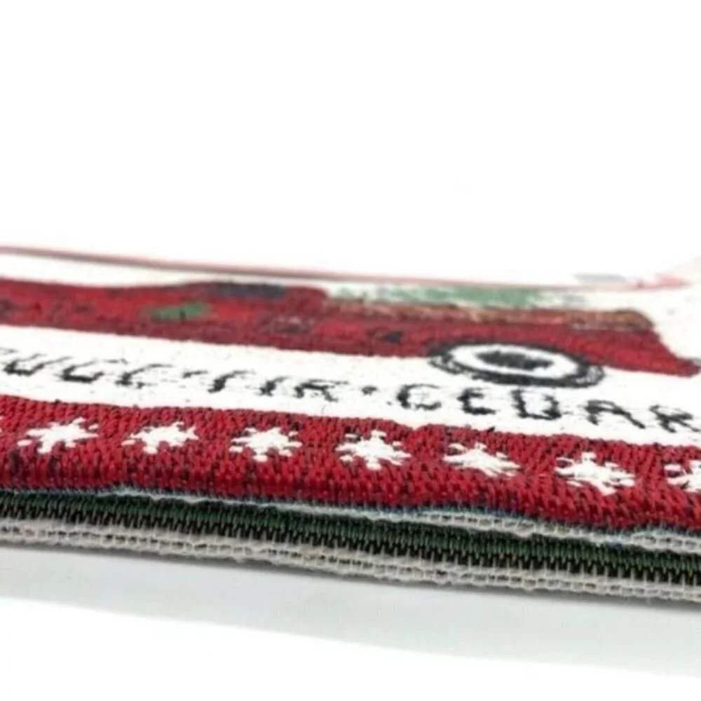 Christmas Red Truck Table Runner New